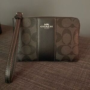 Coach Zip Wristlet